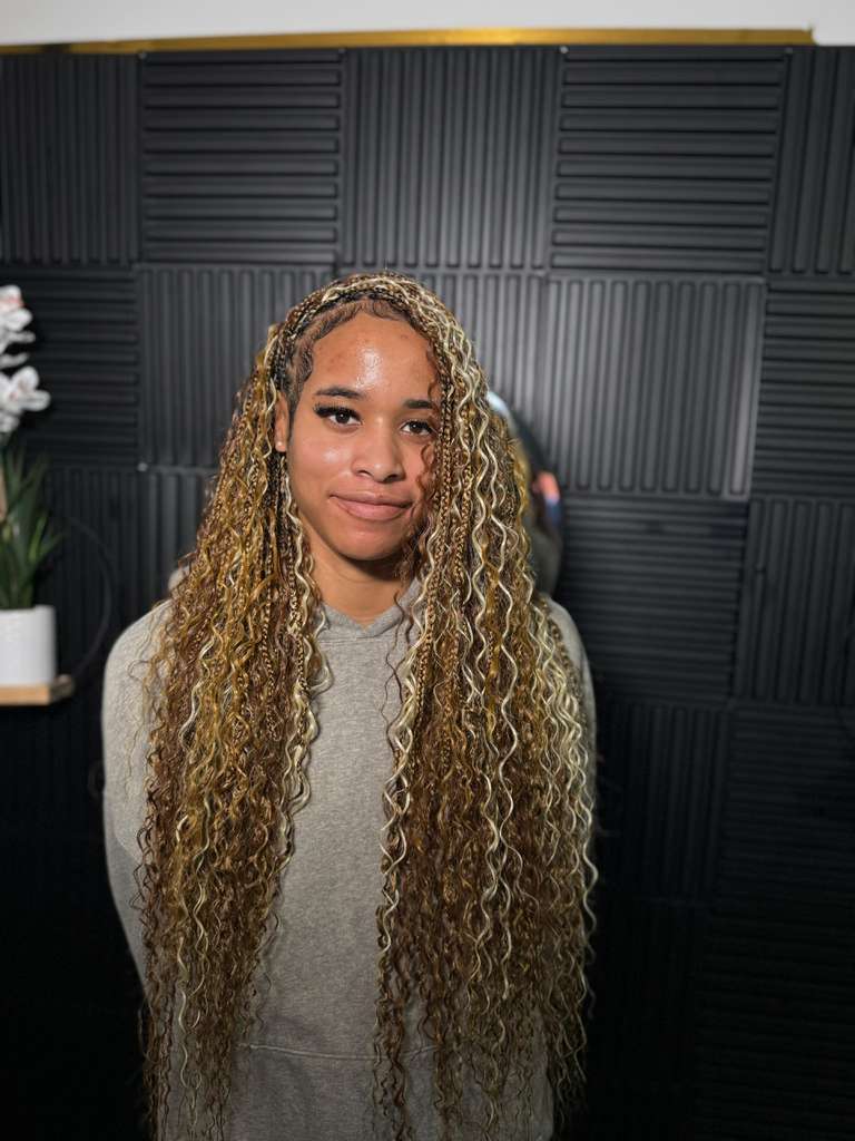Boho Knotless Braids